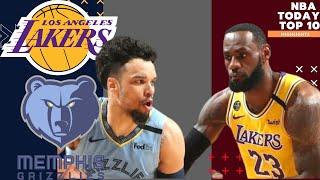 Los Angeles Lakers vs. Memphis Grizzlies | NBA Today’s Top 10 Basketball Highlights 2020 HD