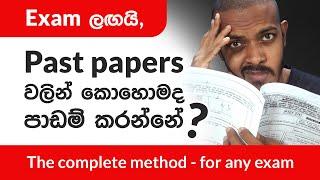 LAST MINUTE STUDY HACKS: How to study with PAST PAPERS? (Study tips in Sinhala) | TeamOne Learning