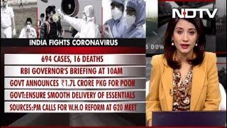 88 New Cases Take Coronavirus Count Near 700 In India, 16 Dead