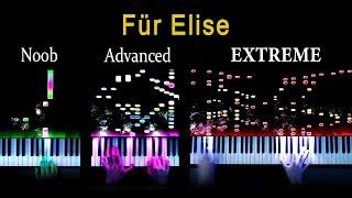 5 Levels of Für Elise: Noob to Extreme