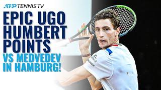 Epic Ugo Humbert Points In First Top-10 Win vs Medvedev | Hamburg Open 2020