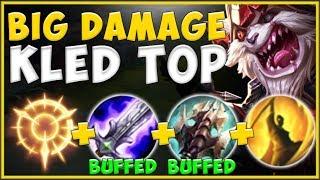 WTF RIOT! NEW AD ITEM BUFFS TURN KLED INTO UNBEATABLE TOP LANER?? KLED S10 TOP! - League of legends