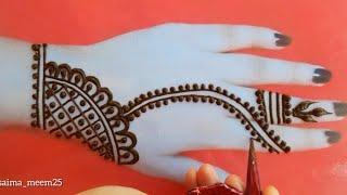 Easy and Simple Gol tikki Mehndi Design for Hand || Latest Henna Art 2020 || সহজ মেহেদী ডিজাইন ২০২০