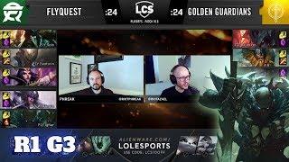 FlyQuest vs Golden Guardians - Game 3 | Round 1 PlayOffs S10 LCS Spring 2020 | FLY vs GG G3