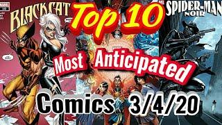 TOP 10 Most Anticipated Comic Books 3/4/20