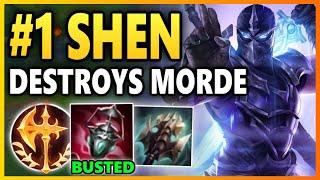 9000 IQ SHEN PLAYER SHOWS THE POWER OF CONQUEROR ARDENT! Season 10 Shen Gameplay | League of Legends