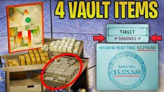 GTA Online Casino Heist - BEST & MOST VALUABLE Vault Items (Diamonds, Gold, Art & Cash)