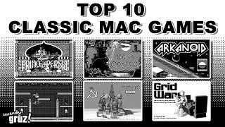 Top 10 Compact Mac Games! (Best 68k Mac Games for Macintosh Plus, SE, Classic)