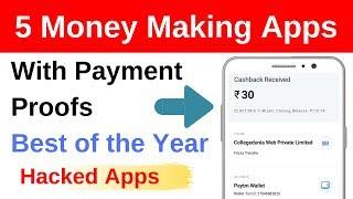 Top 5 Money Making Applications For 2020 || Earn Paytm Cash App [ Payment Proof ]