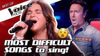 TOP 10 | The HARDEST SONGS to sing in The Voice Kids! 