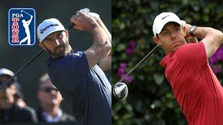 Rory McIlroy and Dustin Johnson long-drive compilation