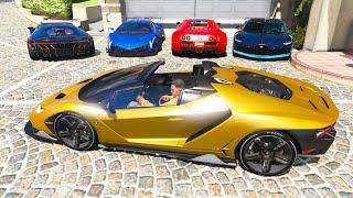 GTA 5 Stealing Super Cars with Franklin #9 (GTA 5 Expensive Cars)