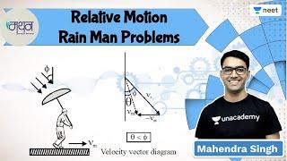 NEET: Relative Motion | Rain Man Problems | Manthan l Unacademy NEET l Mahendra Singh