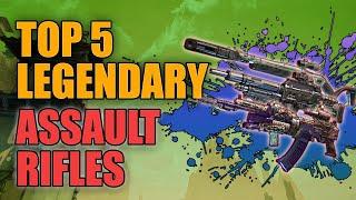 Borderlands 3 | Top 5 Legendary Assault Rifles - Best AR's for End Game Builds