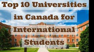 Top 10 Best Public Universities in Canada for International Students
