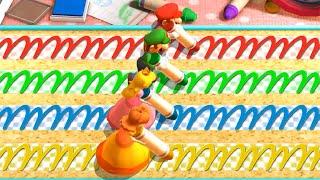 Mario Party The Top 100 MiniGames - Mario Vs Luigi Vs Daisy Vs Peach (Master Cpu)