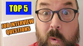 Top 5 Job Interview Questions : english teacher joe crossman