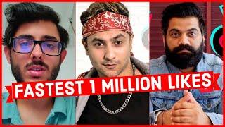 Fastest Indian Video to Reach 1 Million Likes on Youtube (Top 10) | Ft. Carry Minati