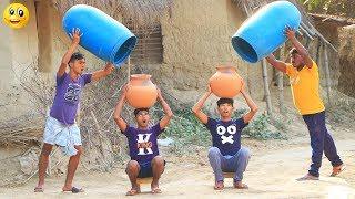 New Top Funny Comedy Video 2020__Very Funny Stupid Boys__Episode--108--Indian Fun || ME Tv