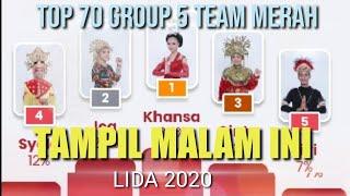 PEMBAGIAN GROUP 5 TOP 70 LIDA 2020 | Team Merah