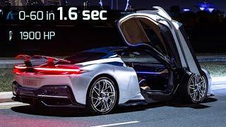 Top 10 Fastest Electric Cars | 0-60 mph in 1.69 sec