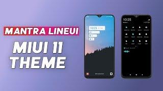 Mantra Line Ui MIUI 11 Theme | Works With Dark Mode | Redmi themes