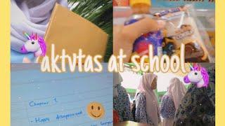 Activity at school//my vlog school 1 be you happy 