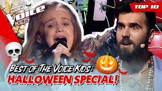 FREAKY & SPOOKY songs in The Voice Kids! 