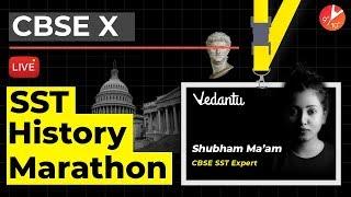 CBSE Class 10 Full History Crash Course | Social Studies Marathon Revision Score 100% | Vedantu