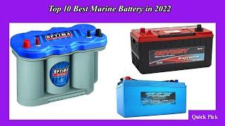 Top 10 Best Marine Battery in 2022 | New Model  Marine Battery