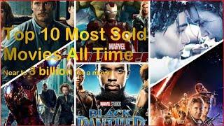 Top 10 most sold movies all time with trailers