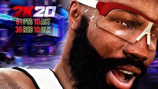 60 POINT QUADRUPLE-DOUBLE with the HEAT! NBA 2K20 My Career Gameplay Best Paint Beast Center Build