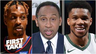 'Grow the hell up!' - Stephen A. on Dwight Howard taking issue with Giannis celebrating | First Take