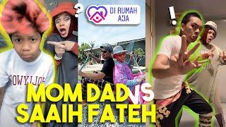 Dance Paling GOKIL Mom & Dad VS Fateh Halilintar & Saaih Halilintar! #DiRumahAja