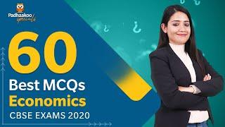 60 Best MCQs Economics | Class 12th | CBSE Exams 2020