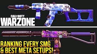 Call Of Duty WARZONE: RANKING EVERY SMG & BEST META LOADOUTS! (WARZONE Best Setups)