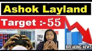 Today reaking News in Ashok Leyland Target 55 / 160++