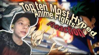 Top 10 Most Hyped Anime Fights (Reaction)