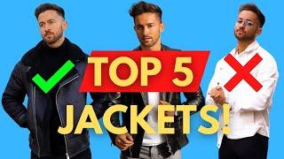 TOP 5 BEST JACKETS For Men! (Men's Fashion Essentials)