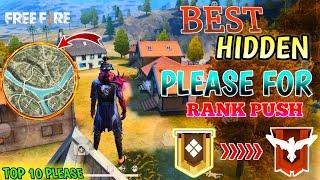 Top 10 Hidden/Secret  Place In Free Fire Purgatory map 2021 // Rank Push Tips And Tricks // FF