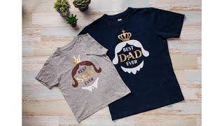 Canvas Project: Father's Day Father & Son T-shirts