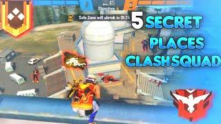 TOP 5 CLASH SQUAD SECRET PLACE IN 2021 | CLASH SQUAD HIDDEN PLACE