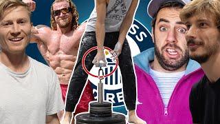 Random Guy Beat us All at GRIP STRENGTH - World Record?