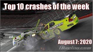 Top 10 crashes of the week: August 7 2020 | iRacing simracing