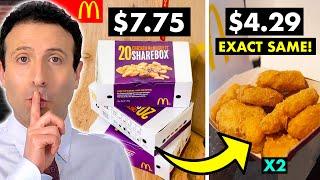 10 FAST FOOD SECRETS That Will Save You Money! #3