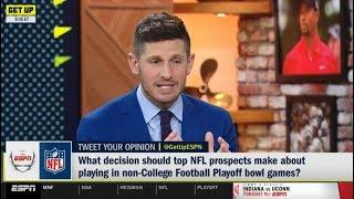 What decision should top NFL prospects make about playing in non-College Football Playoff bowl games