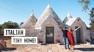 Luxury TINY HOUSE in Southern Italy! - Traditional Trullo Tour & Alberobello (Puglia)