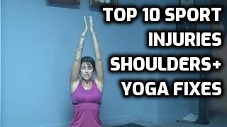 Top 10 injuries sport related injuries for shoulders & yoga fixes| Gwen Lawrence