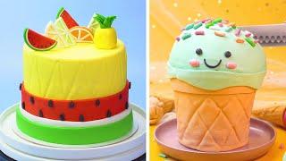 Top 10 Beautiful Colorful Cake Decorating Ideas | Best Colorful Cake Hacks Ideas | How To Cake