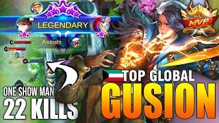 INSANE FAST HAND GUSION GAMEPLAY - TOP GLOBAL GUSION me good ! ` - MOBILE LEGENDS